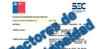 Factores de simultaneidad según RIC N.º 3