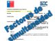Factores de simultaneidad según RIC N.º 3